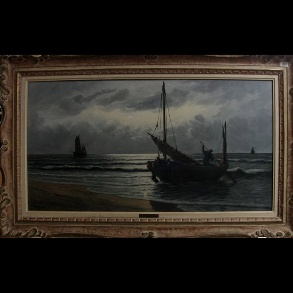 Appraisal: FRANCOIS CARBU TH CENTURY FRENCH MISE DUBATEAU A SEC OIL