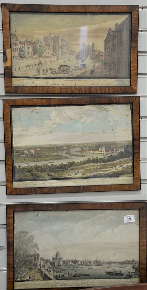 Appraisal: Six Piece Lot to include a pair of British engravings