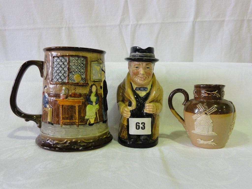 Appraisal: A Royal Doulton Toby Jug in the form of Winston