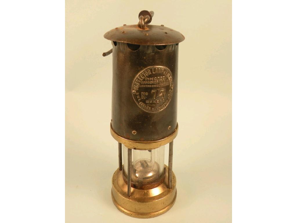 Appraisal: A miners lamp the Protector Lamp and Lighting Company Ltd