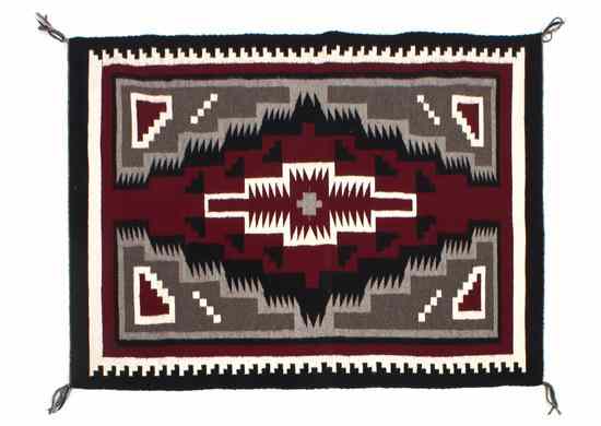 Appraisal: A Navajo Wool Weaving in the manner of a Klagetoh