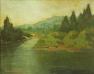 Appraisal: Painting Jack Cassinetto Jack Cassinetto American b Russian River oil