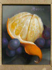 Appraisal: George L Reekie British 'The Orange' Oil on board X