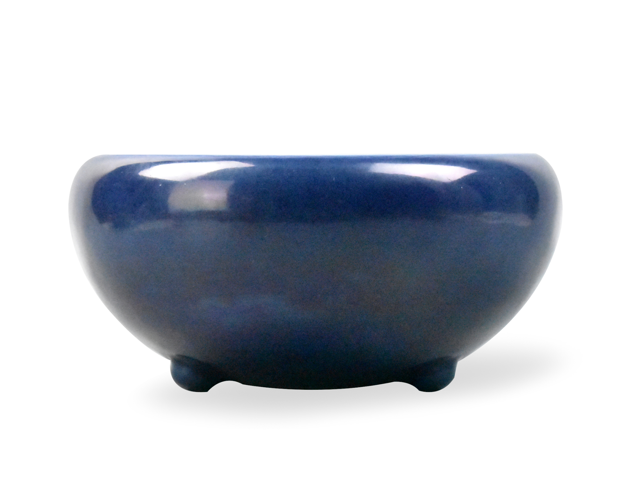 Appraisal: A Chinese blue glazed tripod censer dating from the th