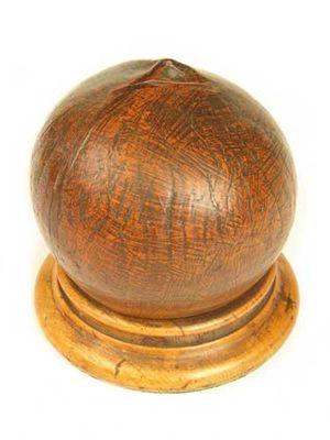 Appraisal: A New Hebrides Island coconut and turned wood Missionary collecting