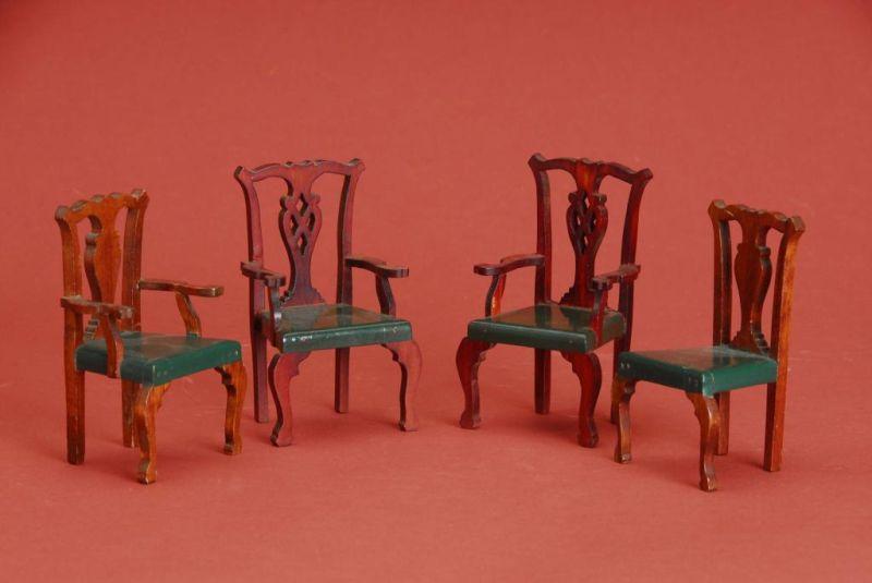 Appraisal: Set of Four TynieToy Dining Chairs An assembled set of