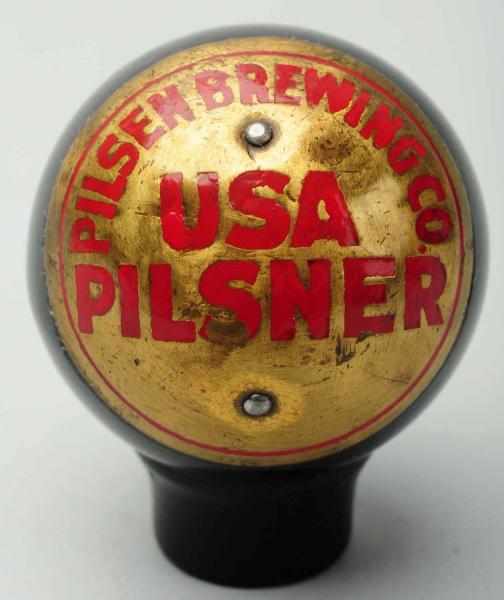 Appraisal: USA Pilsner Beer Dakaware Tap Knob Scratching and small denting