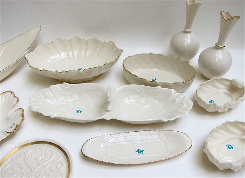 Appraisal: FOURTEEN PIECES OF LENOX TABLEWARE AND VASES all marked Lenox