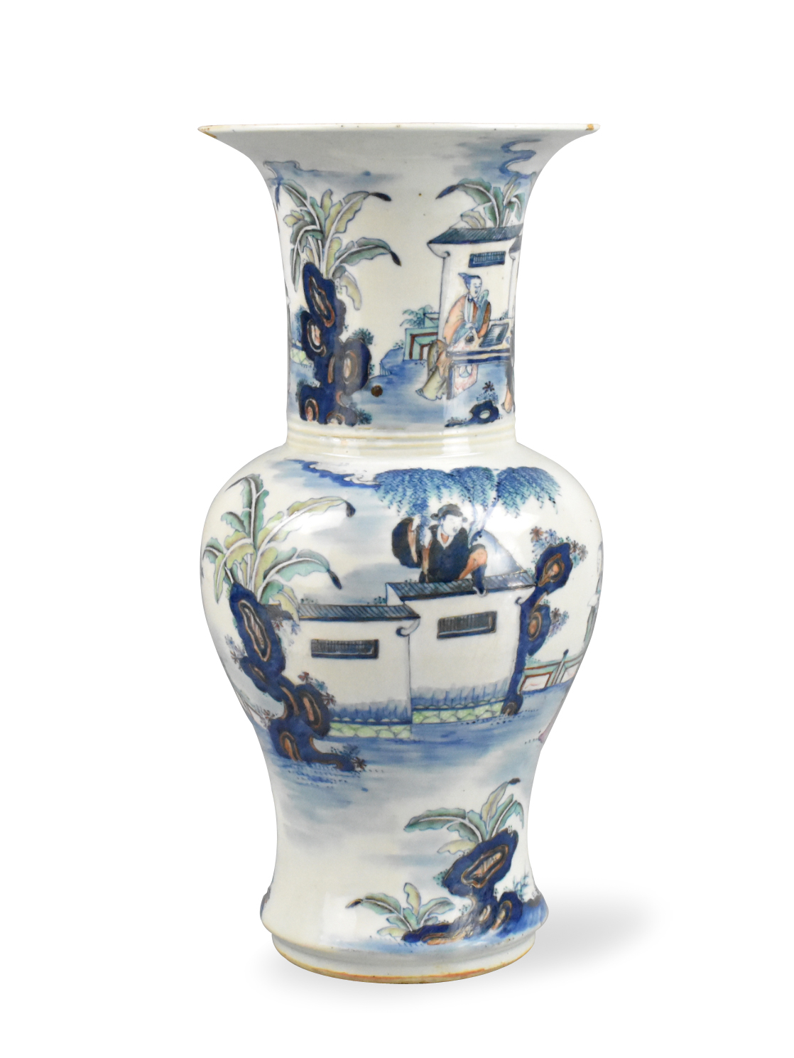 Appraisal: Chinese porcelain vase dating from the th C the baluster