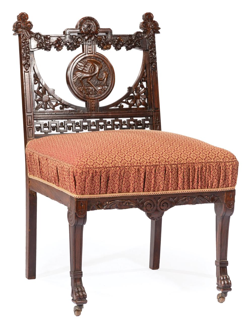 Appraisal: American Aesthetic Movement Side Chairs late th c possibly Herter