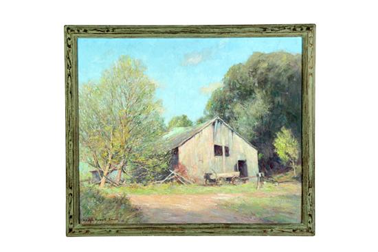 Appraisal: AGRICULTURAL LANDSCAPE BY ADOLPH ROBERT SHULZ WISCONSIN INDIANA - Oil