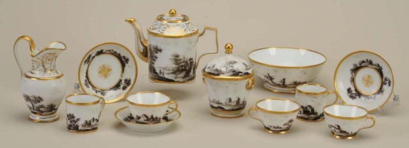 Appraisal: Lot of Paris Porcelain Tea And Coffee Service Description th