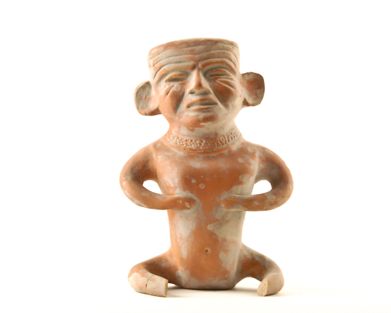 Appraisal: Mexican Figure of a Man with Damage H