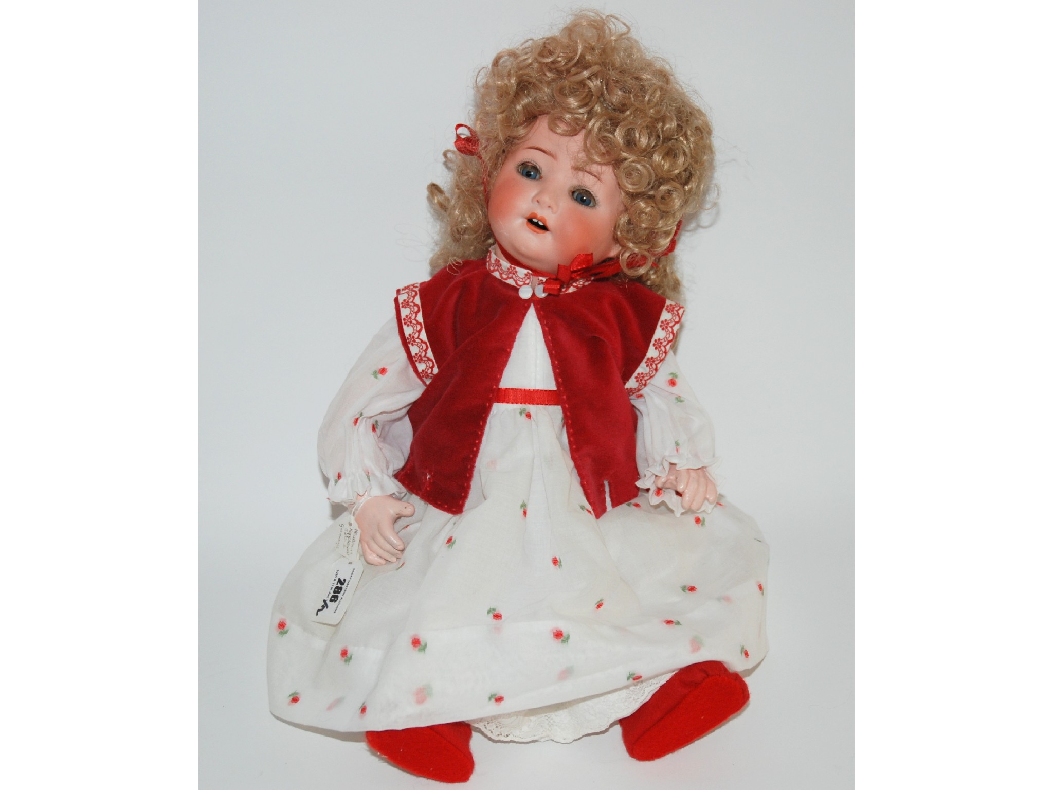 Appraisal: A Heubach and Kopplesdorf bisque-headed dollwith open and close blue