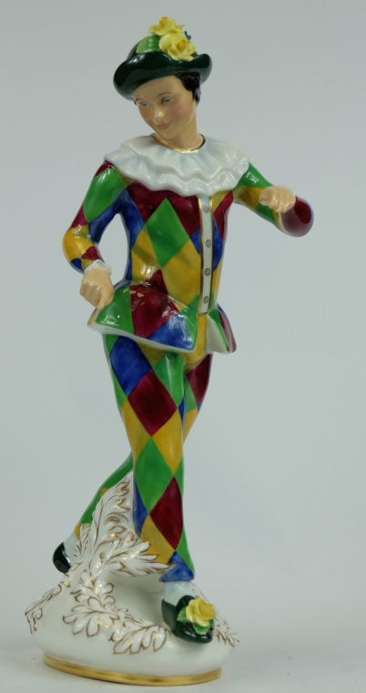 Appraisal: Royal Doulton prestige figure Harlequin HN seconds