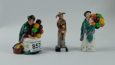 Appraisal: Royal Doulton miniature figures Old Balloon Seller HN not for