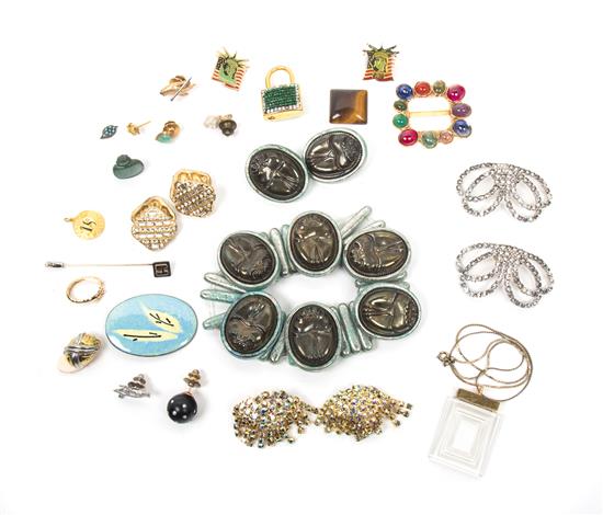 Appraisal: Sale Lot An Assortment of Miscellaneous Costume Jewelry consisting of