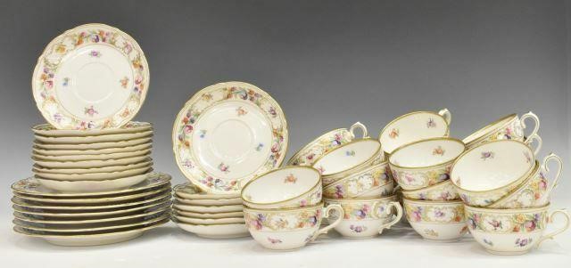 Appraisal: set of Schumann Empress Dresden Flowers porcelain partial service including