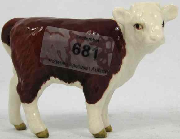 Appraisal: Beswick Hereford Calf C