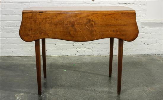 Appraisal: Sale Lot An American Maple Drop Leaf Table th century