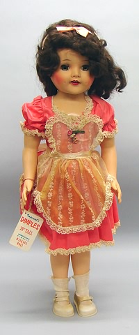 Appraisal: Hard Plastic Dimples walking doll Style No Original box has