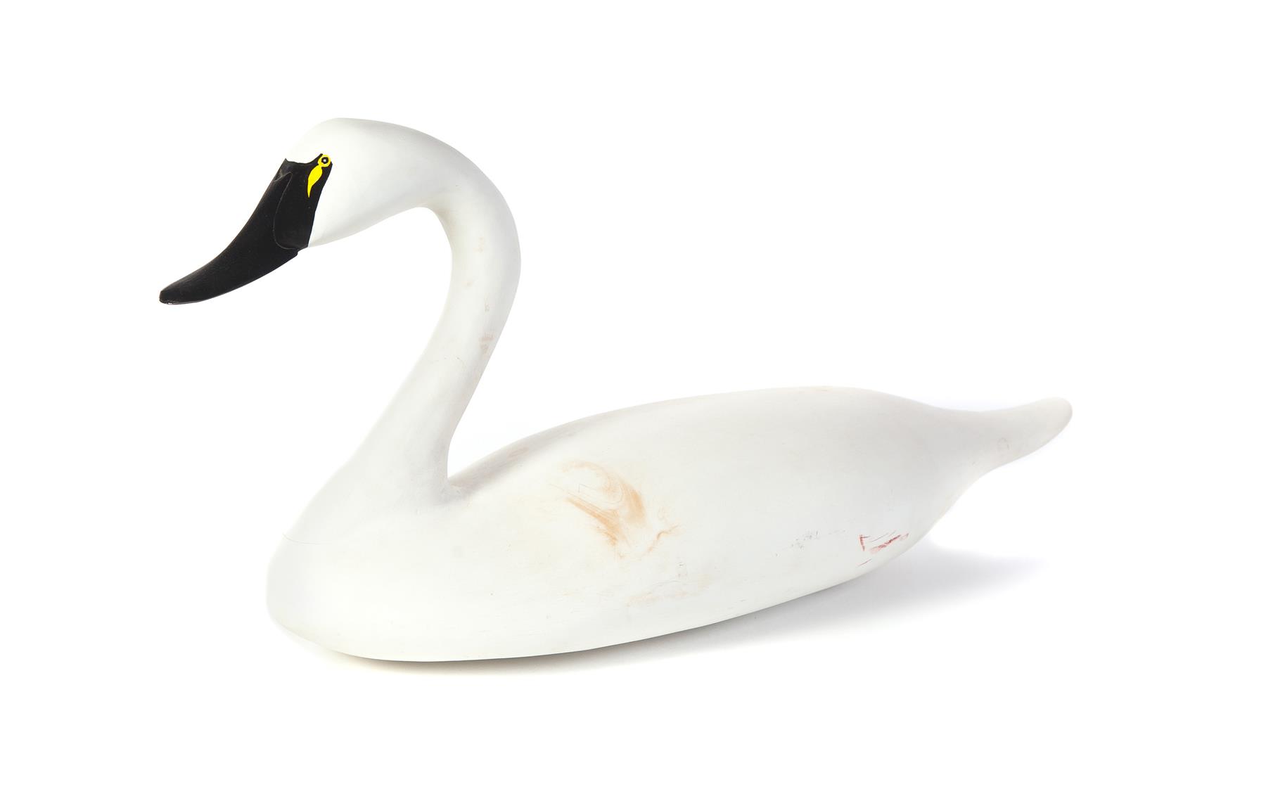 Appraisal: SWAN CARVING BY CAPTAIN HARRY JONES American late th century