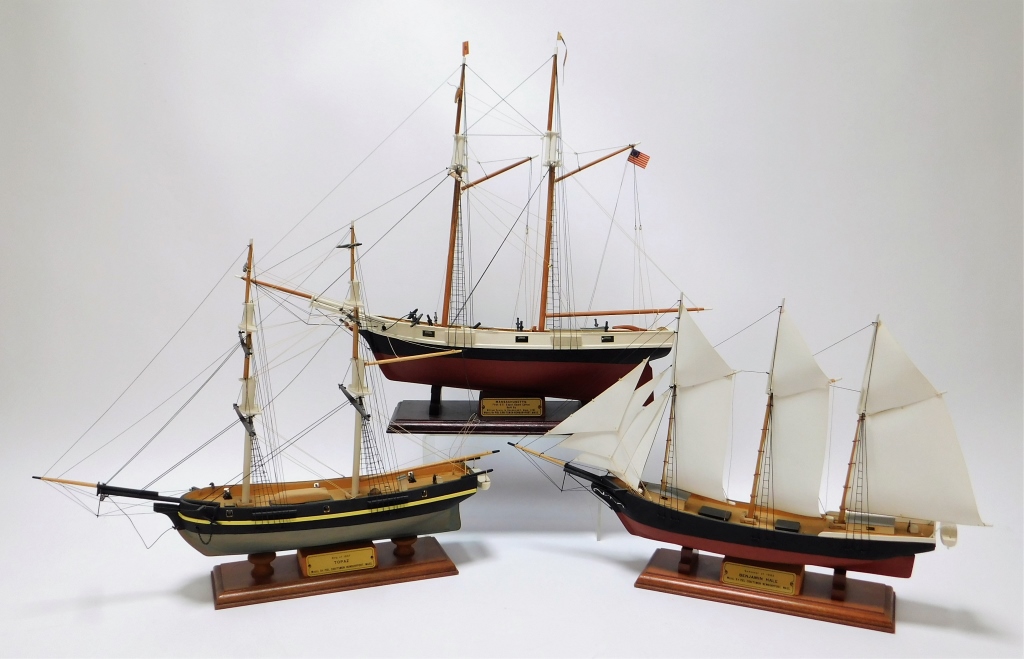 Appraisal: PC PIEL CRAFTSMEN ASSORTED SHIP MODELS Massachusetts th CenturyIncludes a