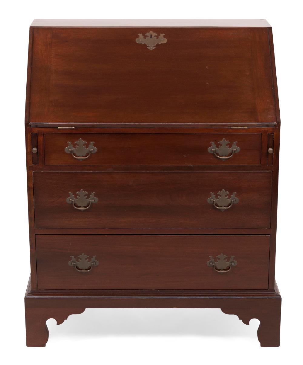 Appraisal: WALLACE NUTTING CHIPPENDALE-STYLE SLANT-LID DESK MASSACHUSETTS EARLY TH CENTURY HEIGHT