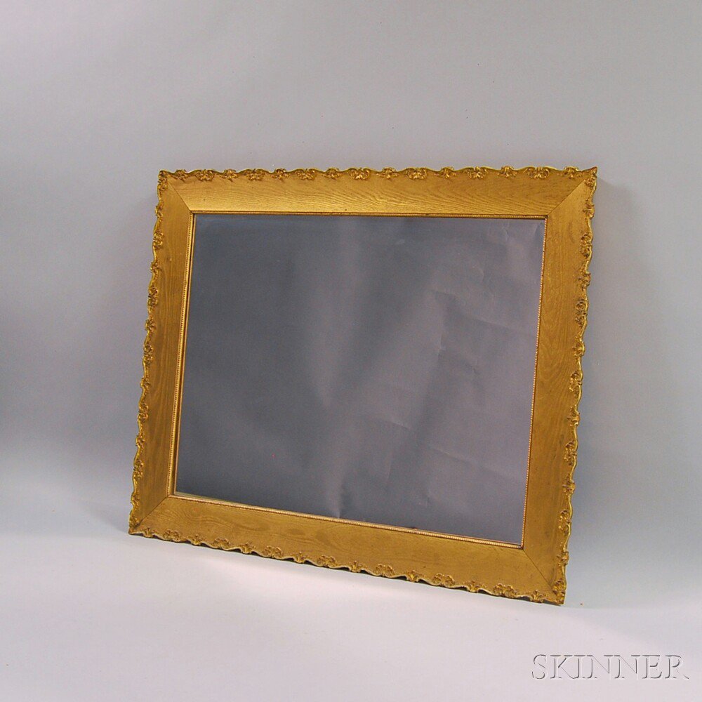 Appraisal: Three Gilt-framed Mirrors th century imperfections lg to wd to