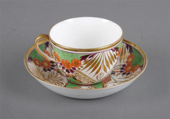 Appraisal: An English Cup and Saucer Copeland and Garrett Diameter of