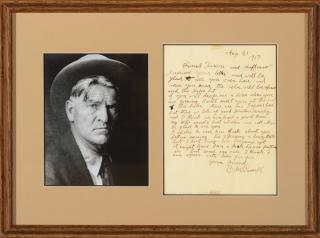 Appraisal: CHARLES M RUSSELL - Letter to Friend Dixon and Hoffman