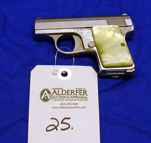 Appraisal: Bauer Automatic semi-automatic pistol Cal bbl SN Stainless steel finish