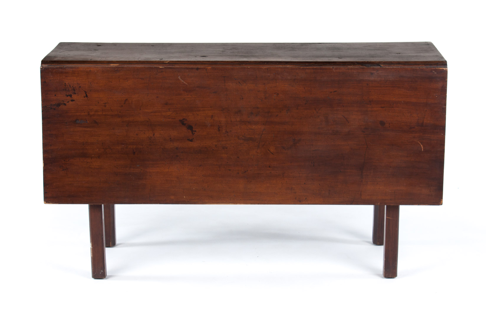 Appraisal: George III walnut drop leaf table late th early th