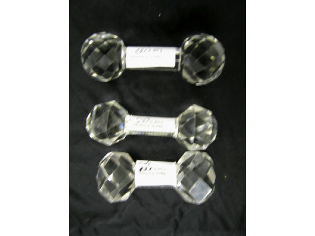 Appraisal: Cut Glass Knife Rests