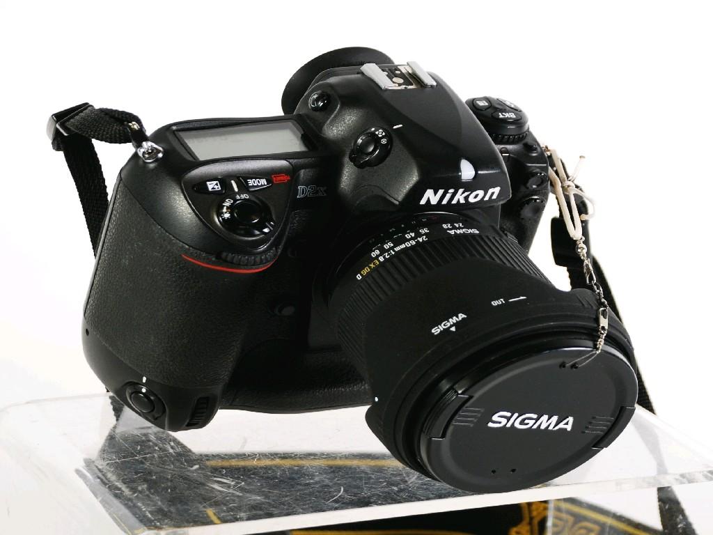 Appraisal: NIKON D X SLR DIGITAL CAMERA with Sigma - mm