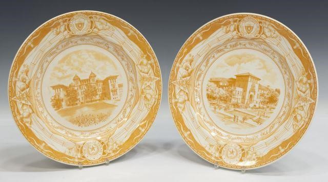 Appraisal: lot of University of Texas commemorative plates by Wedgwood one