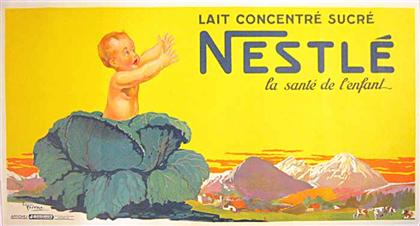 Appraisal: piece Color Lithograph Posters Faivre Henri Lait Concentre Sucre Nestle