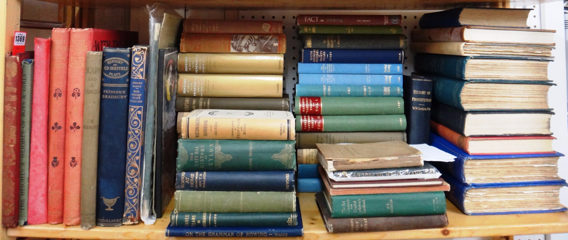 Appraisal: OLD CLOTH SUBJECT BOOKS - a varied accumulation includes Tennant's