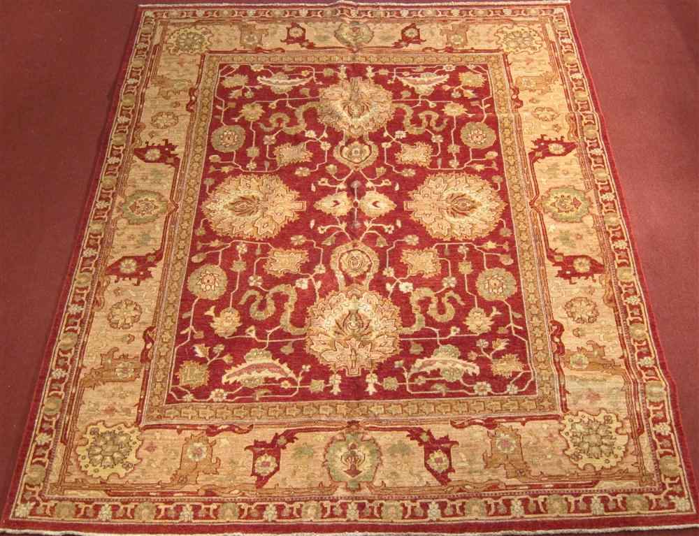 Appraisal: NEW SULTANABAD RUG approx ' x ' Retail tag Provenance