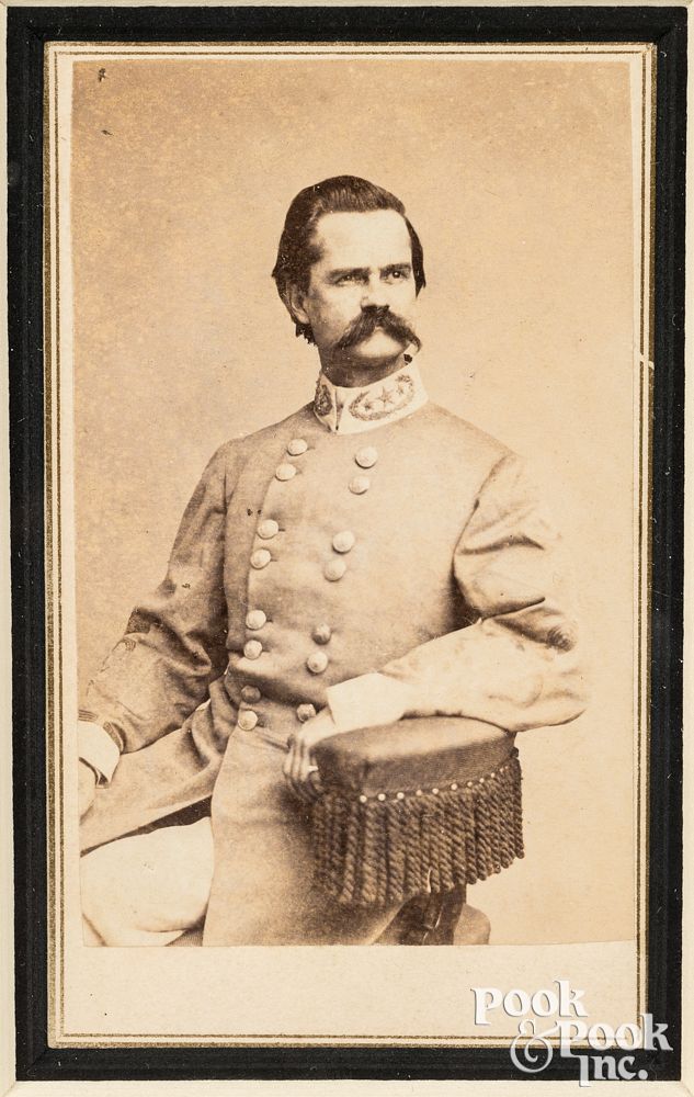 Appraisal: Photo of General William Nelson Rector Beall CDV photograph of