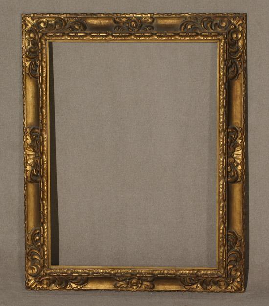 Appraisal: Italian Baroque Style Giltwood Frame th Century Sight size x