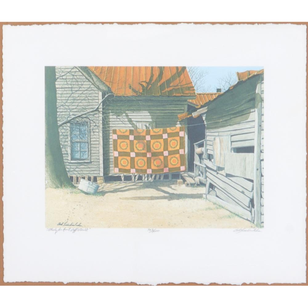 Appraisal: BOB TIMBERLAKE NORTH CAROLINA BORN STUDY FOR AUNT BUFFS QUILT