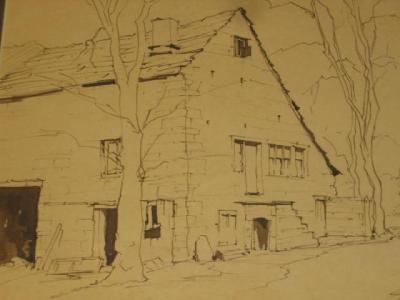 Appraisal: ALBERT T PILE Scenes of Brighouse set of five pen