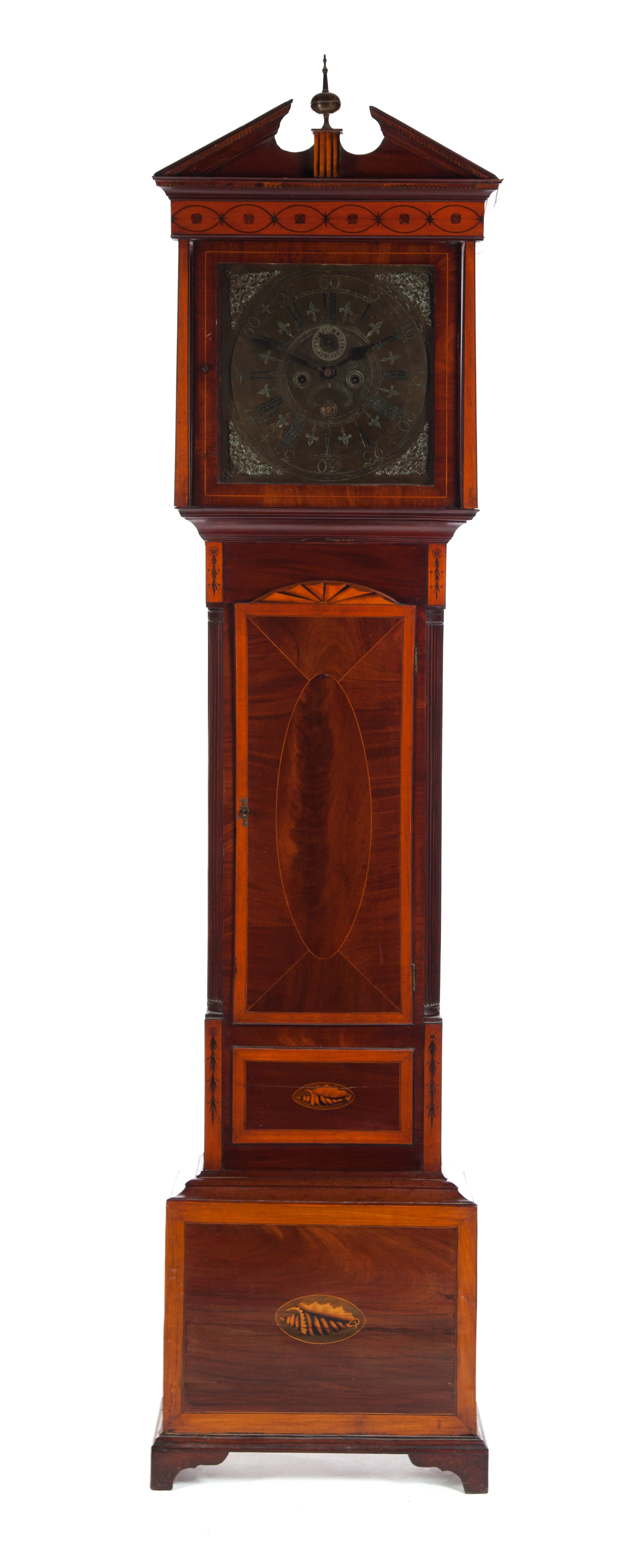 Appraisal: GEORGIAN TALL CASE CLOCK England late th-early th century mahogany