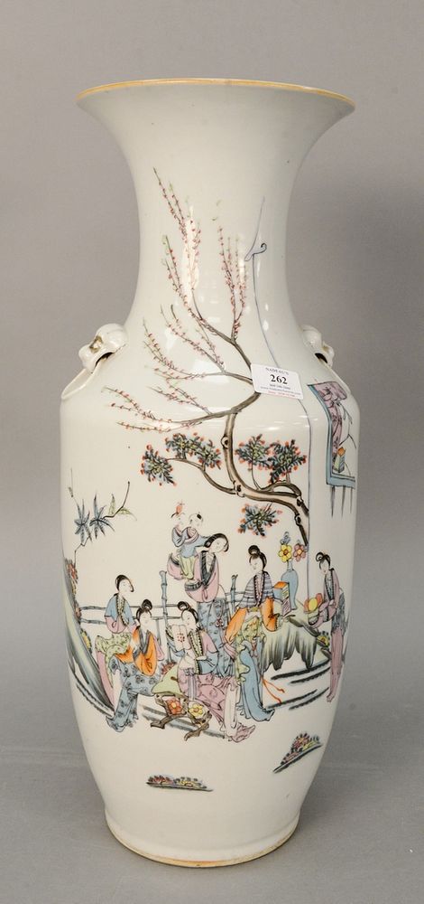 Appraisal: Chinese porcelain vase ht Provenance Estate of Mark W Izard