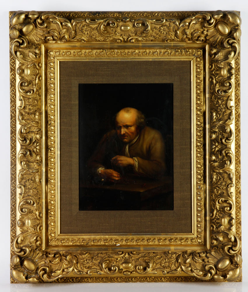 Appraisal: - th C Flemish Portrait of Man O P th