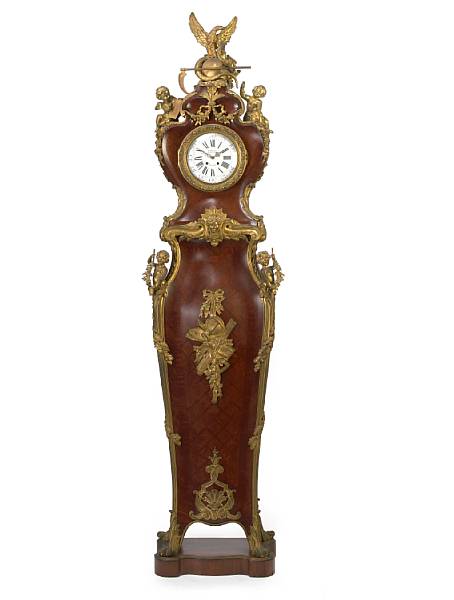 Appraisal: A fine R gence style gilt bronze mounted parquetry r