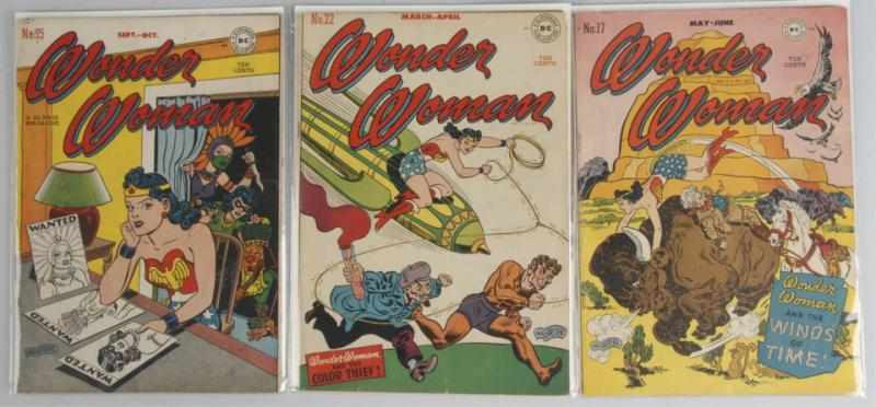 Appraisal: Lot of s Wonder Woman Comics Description This lot includes