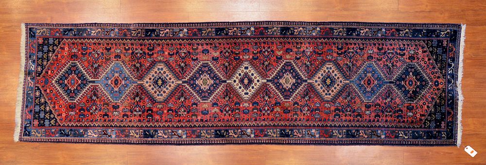 Appraisal: Yelameh Runner Persia x second half- th century hand knotted