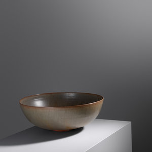 Appraisal: Gertrud and Otto Natzler - - Large Bowl glazed stoneware